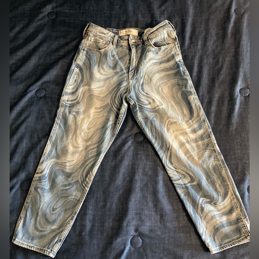 Hollister swirl pattern jeans